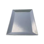 Pravougaoni crni keramički oval 30x20cm