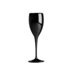 Plastične čaše vino/šampanjac 2024-crne