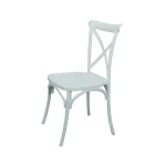 Stolica X Cross pvc bela